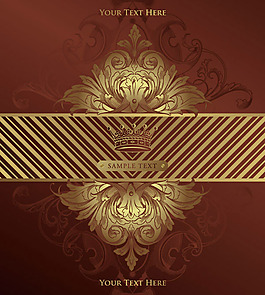 經(jīng)典華麗的歐式花紋背景04——矢量素材