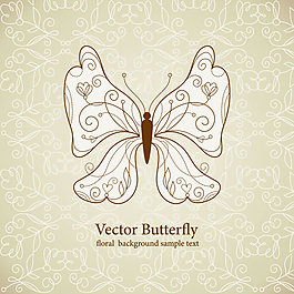 精美蝴蝶圖案05—矢量素材