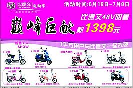 比德文电动车图片