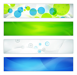 清新banner矢量素材