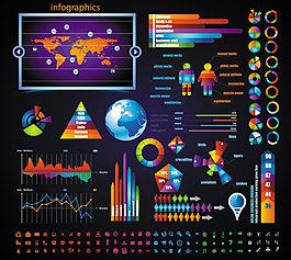 商業(yè)數(shù)據(jù)元素03—矢量素材