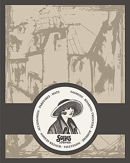 歐式復(fù)古標(biāo)簽背景05—矢量素材