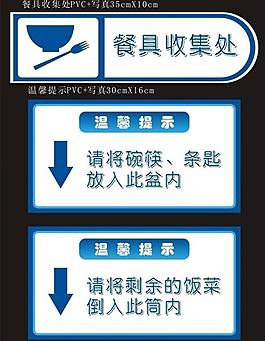 食堂温馨提示牌图片