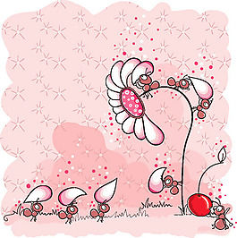 可愛(ài)插畫(huà)03—矢量素材