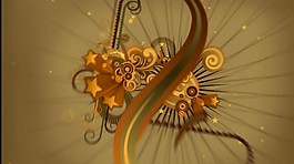 時(shí)尚涂鴉風(fēng)格的背景素材