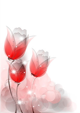 炫彩鮮花04—矢量素材