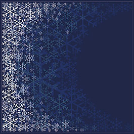 精美雪花圖案背景01——矢量素材