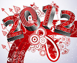 2012創(chuàng)意字體05—矢量素材