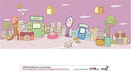 科技信息矢量背景圖4