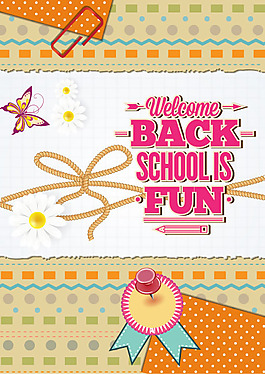 開(kāi)學(xué)季創(chuàng)意海報(bào)18—矢量素材