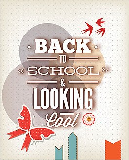 開(kāi)學(xué)季創(chuàng)意海報(bào)12—矢量素材