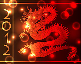 2012龍年素材05——矢量素材
