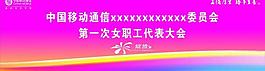 女職工代表大會背景圖片