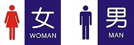 廁所標識牌
