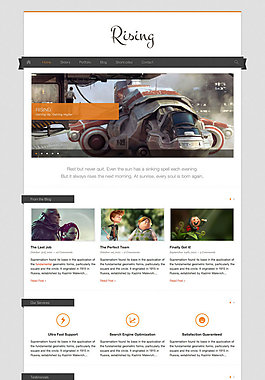 wordpress 主題模版  html+css  