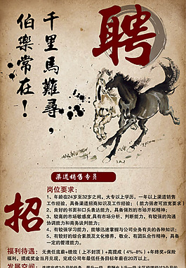 招聘海报
