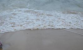 海灘 浪花圖片