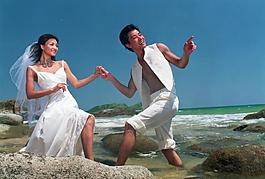 海灘情緣圖片