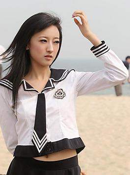 海灘美人圖片