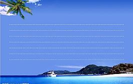 夏日海灘圖片