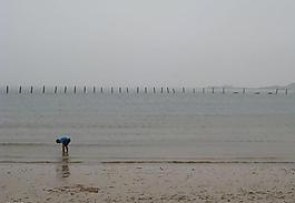 青岛海滩图片