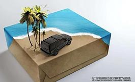 汽車(chē)海灘模型圖片