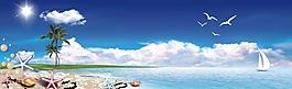 盛夏海灘圖片