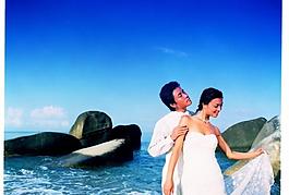海灘情緣圖片
