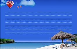夏日海灘圖片