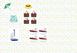 夏季海灘用品圖片