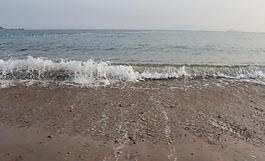 海滩与海浪图片