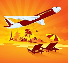 度假旅游背景圖片