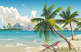 夏日背景圖片