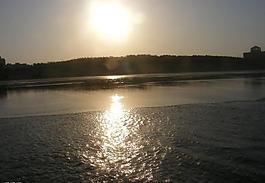 海边黄昏图片