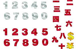 3d數字 符號圖片