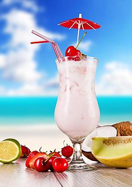 夏日果汁飲料圖片