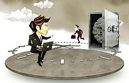 白領和時間圖片