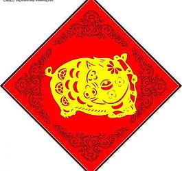 豬年素材圖片