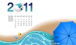 2011日歷掛歷臺(tái)歷素材圖片