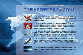 團隊理念展板