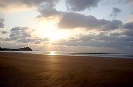 夕陽圖片