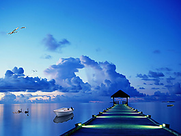 寧靜湖面