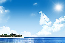 创意海洋风情PSD素材