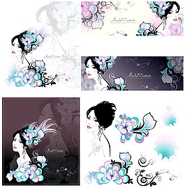 女人花矢量素材