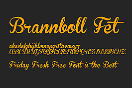 brannboll字体