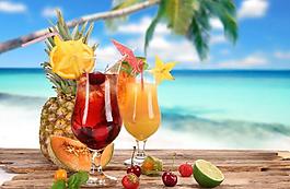 夏日果汁飲料圖片