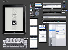 iPad&nbsp;GUI&nbsp;PSD&nbsp;