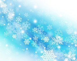 圣誕雪花夢(mèng)幻背景04——高清圖片