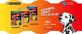 狗罐头促销海报