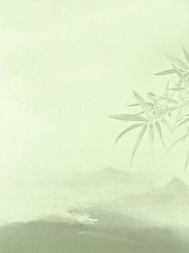 清新綠色中國(guó)風(fēng)背景圖